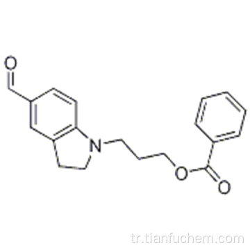 1- [3- (benzoiloksi) propil] -2,3-dihidro-1 H-İndol-5-karboksaldehit CAS 350797-52-3